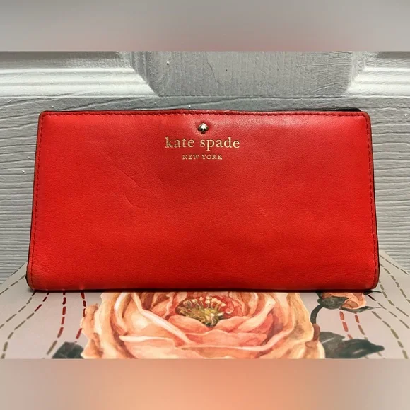 kate spade | Bags | Kate Spade Storybook Lining Wallet Euc  display picture 1